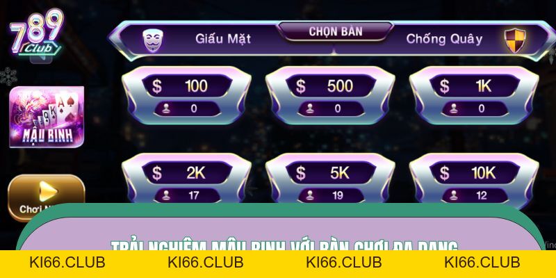 Mậu Binh 789CLUB – Game Bài Chiến Thuật Kịch Tính Nhất - Ki66