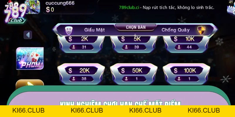 Phỏm 789CLUB - Các Chiến Thuật Đánh Bài Nên Biết Khi Chơi - Ki66